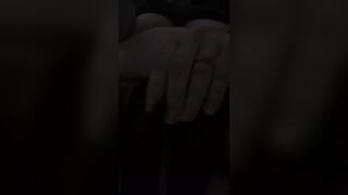 Black Lace Crotchless Panties as I Edge for Daddy Volume up