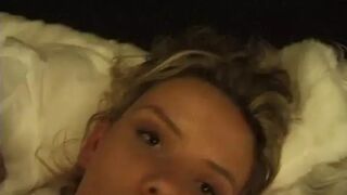 Zaneta's first porn performance is a blonde whore who