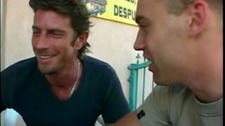 Lucky stud bangs a hot ass Latina outside